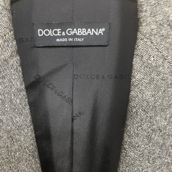 Authentic Dolce & Gabbana Jacket Blazer Sport Coat Textured Wool - Picture 3 of 5